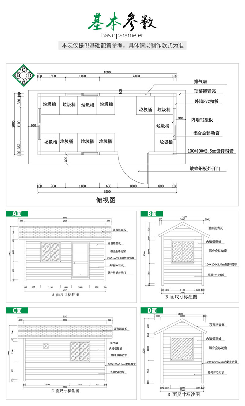 小區(qū)生活垃圾房